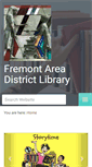 Mobile Screenshot of fremontlibrary.net